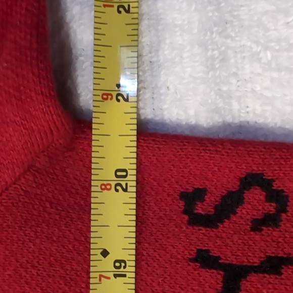 NWT Teddy Fresh red gone but not forgotten sweater size M - Picture 5 of 7